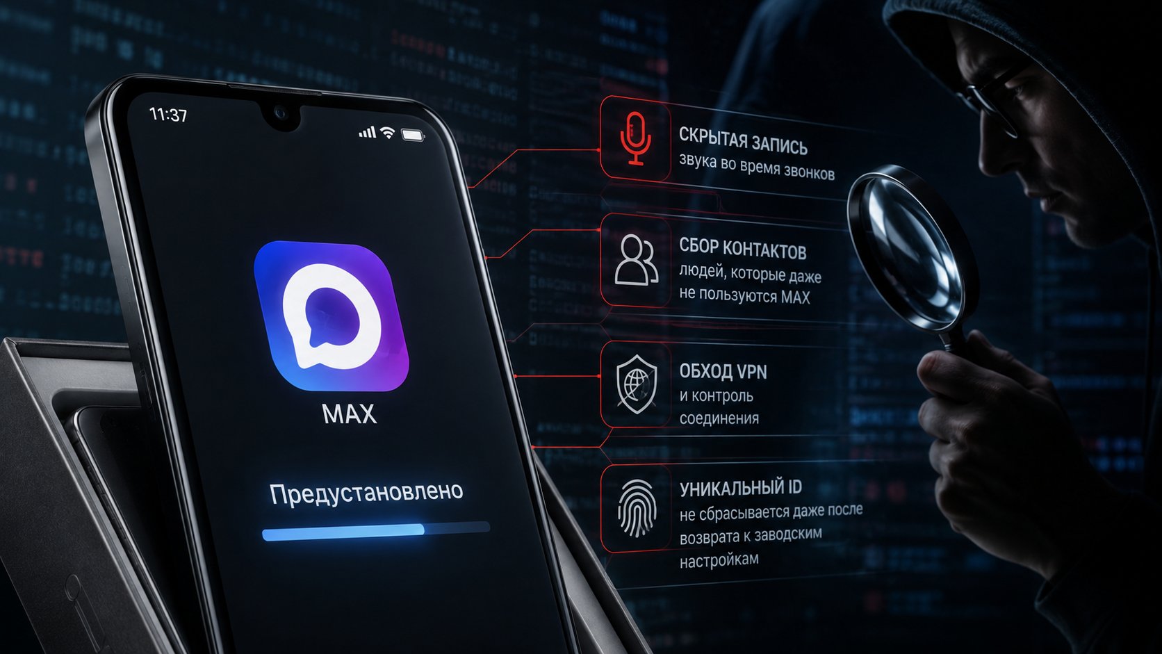 MAX мессенджер: скрытая слежка и уязвимости (image_1) &bull; morikoff.ru